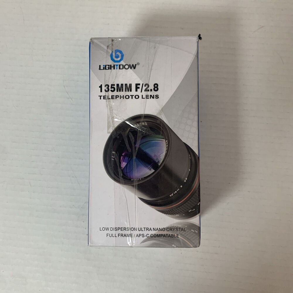 LightDow 135MM F/2.8 Telephoto Lens LD UNC AL Full Frame / APS-C Compatible